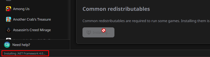 Installing